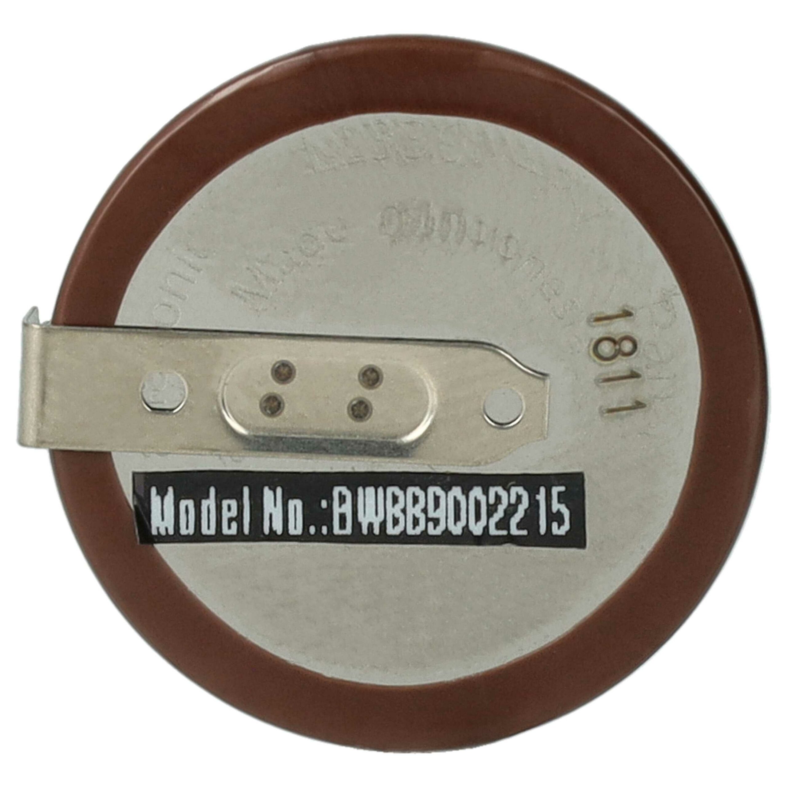 Bateria para Chave de Carro vhbw 50 mAh 3V - Compatível com Ford, Land Rover, MINI, Range Rover