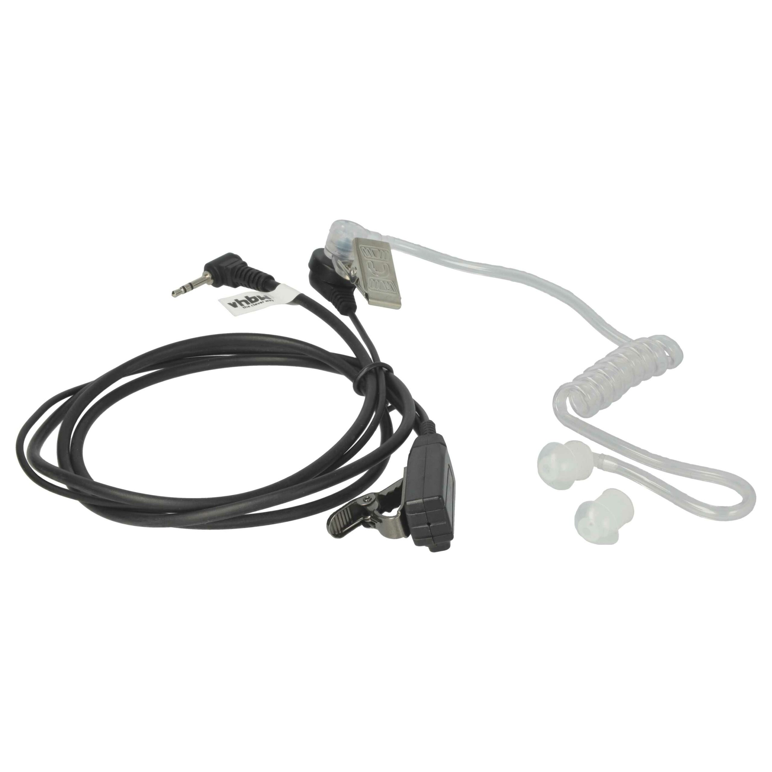 Auricular de Segurança para Motorola T280 com Botão de Chamada, Clip de Montagem e Cabo Phono - vhbw - Image 3