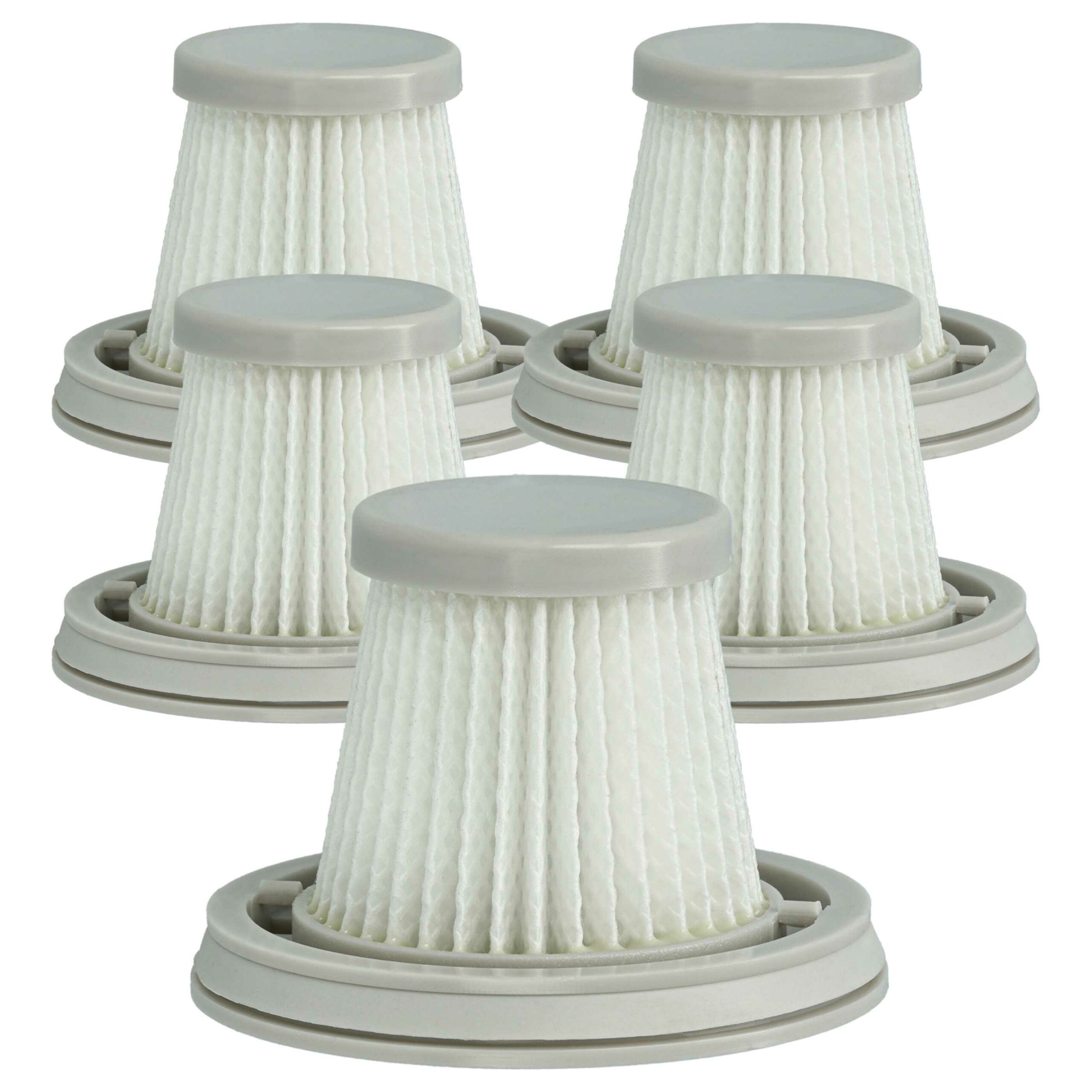5x Filtro HEPA para Xiaomi Mi Mini BHR4562GL, BHR5156EU, SSXCQ01XY, XM210009 - vhbw