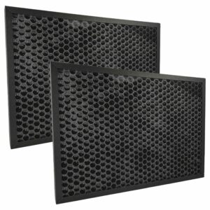 2x Filtros de Substituição para DeLonghi 5513710021, ACF-2 - HEPA + Carvão Ativado
