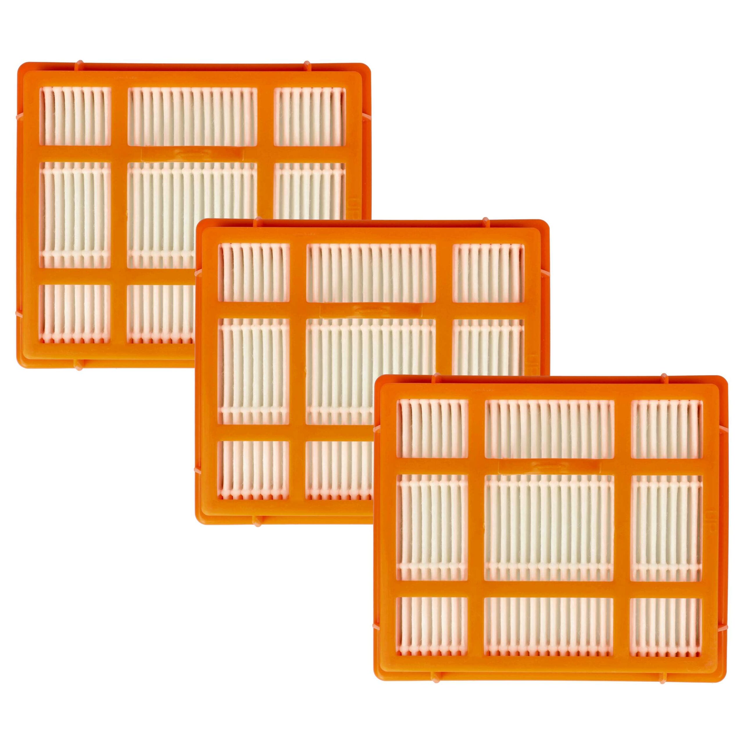 3x Filtros de Substituição vhbw AEF 139 para Aspiradores Electrolux / AEG