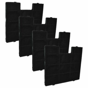 Filtro de Carvão Ativado vhbw - Compatível com Zelmer, Amica FW-K250 e outros (Pack 4x)