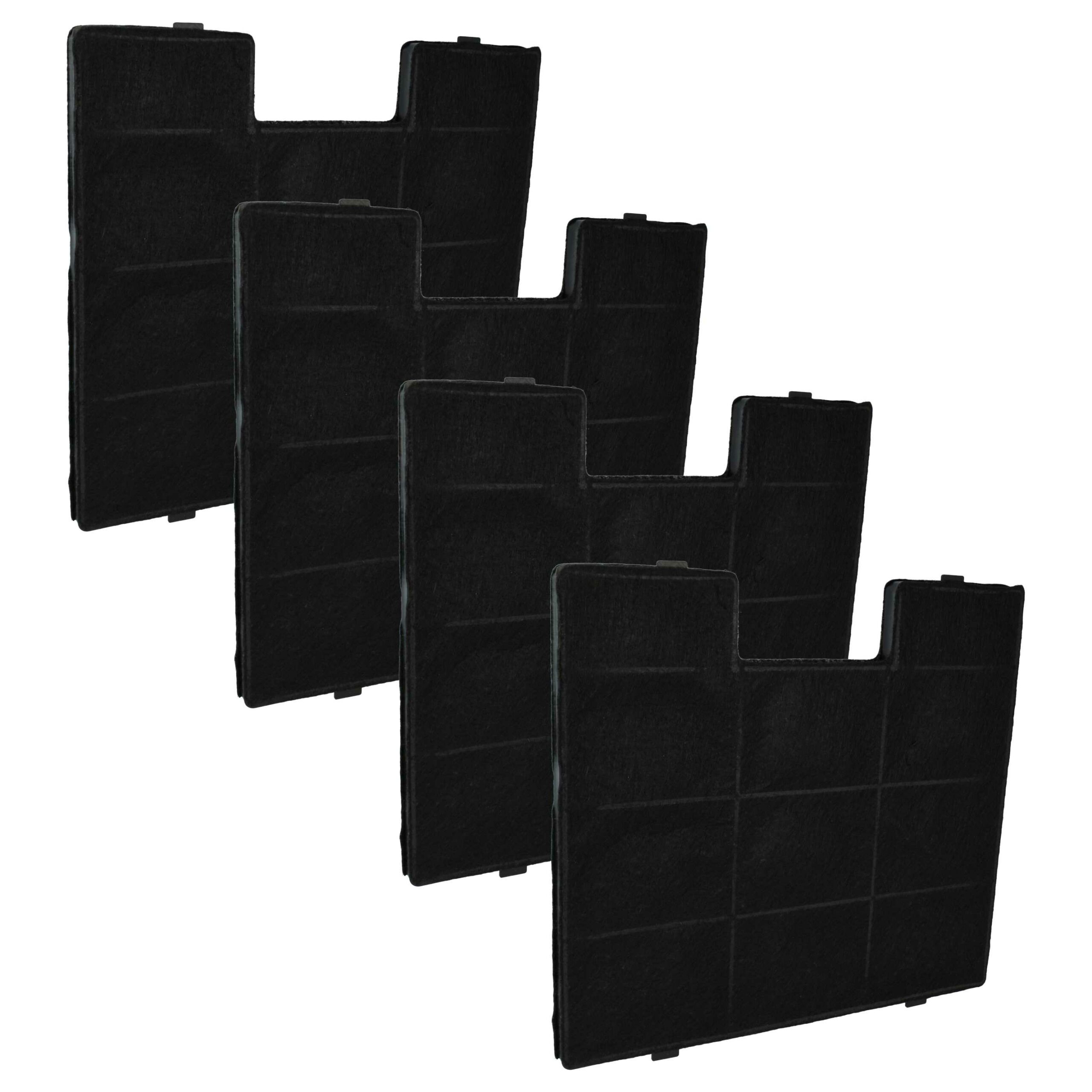 Filtro de Carvão Ativado vhbw - Compatível com Zelmer, Amica FW-K250 e outros (Pack 4x)