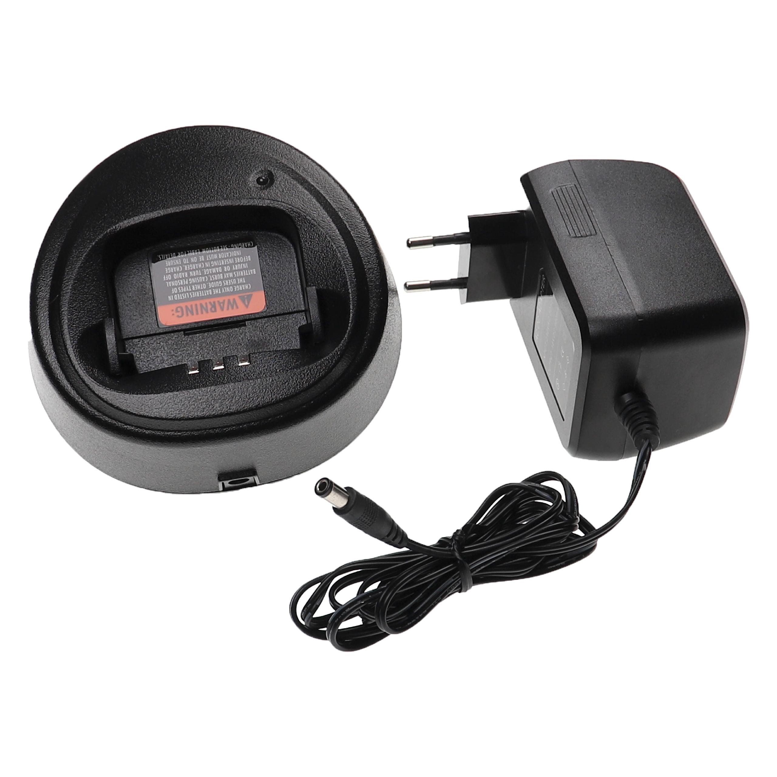 Carregador + Adaptador de Corrente para Motorola CP200D Walkie Talkie vhbw 7.6V 0.9A - Image 3
