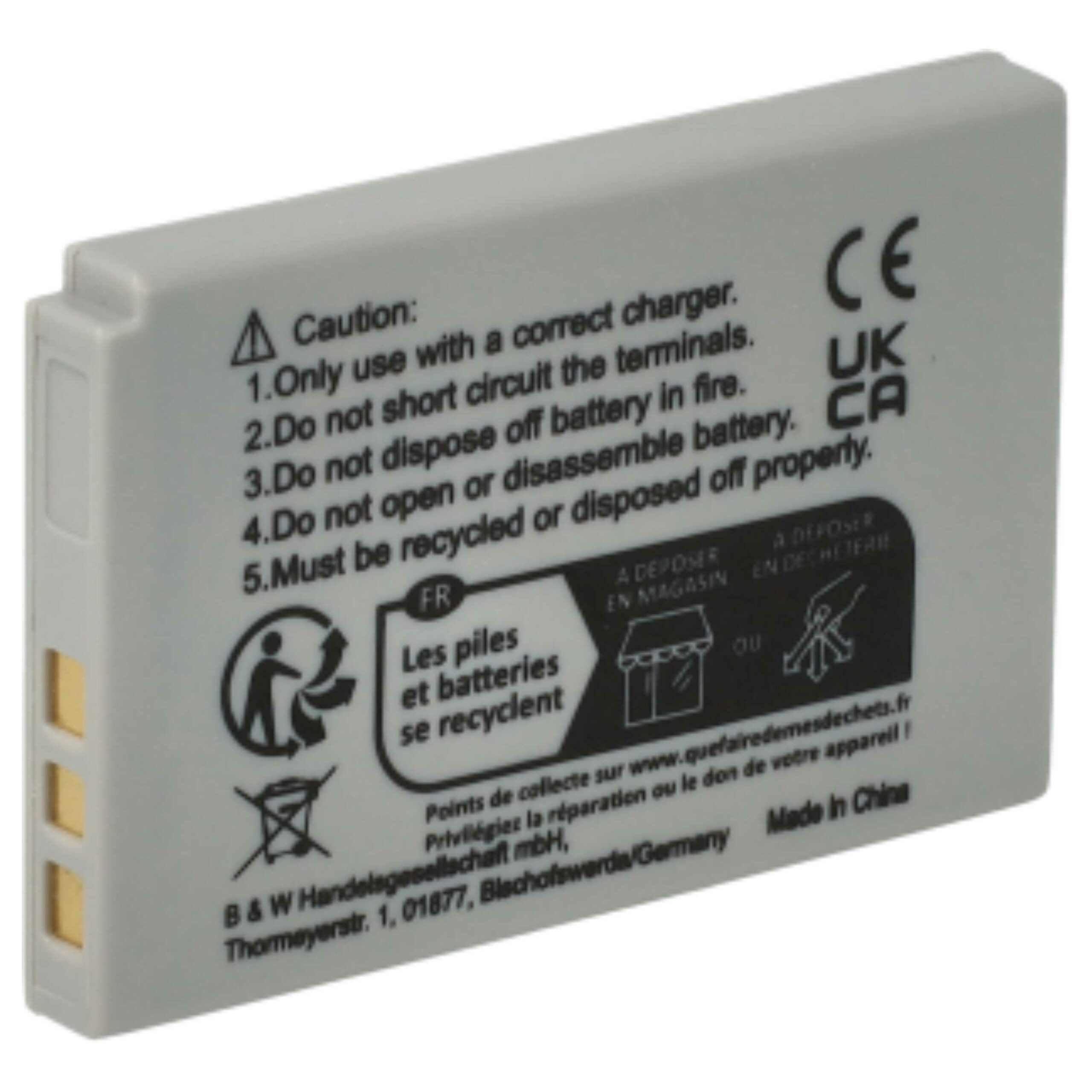 Bateria vhbw 2x para Sanyo DB-L40AU, DB-L40 - 800 mAh 3.7 V Li-Ion - Image 2