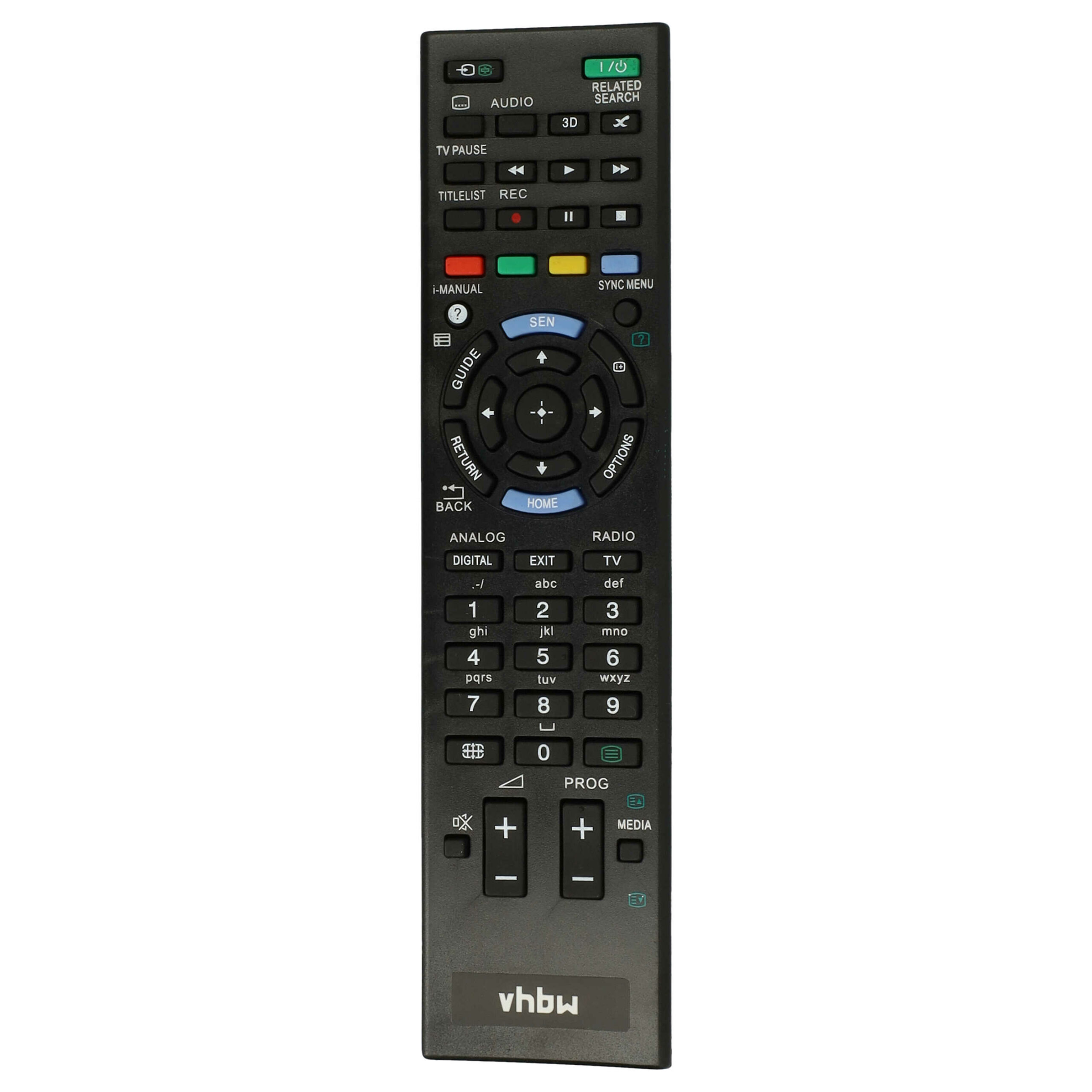 Telecomando vhbw compatível com Sony RM-ED047, RM-ED052, RM-ED050, RM-ED060, RM-ED053