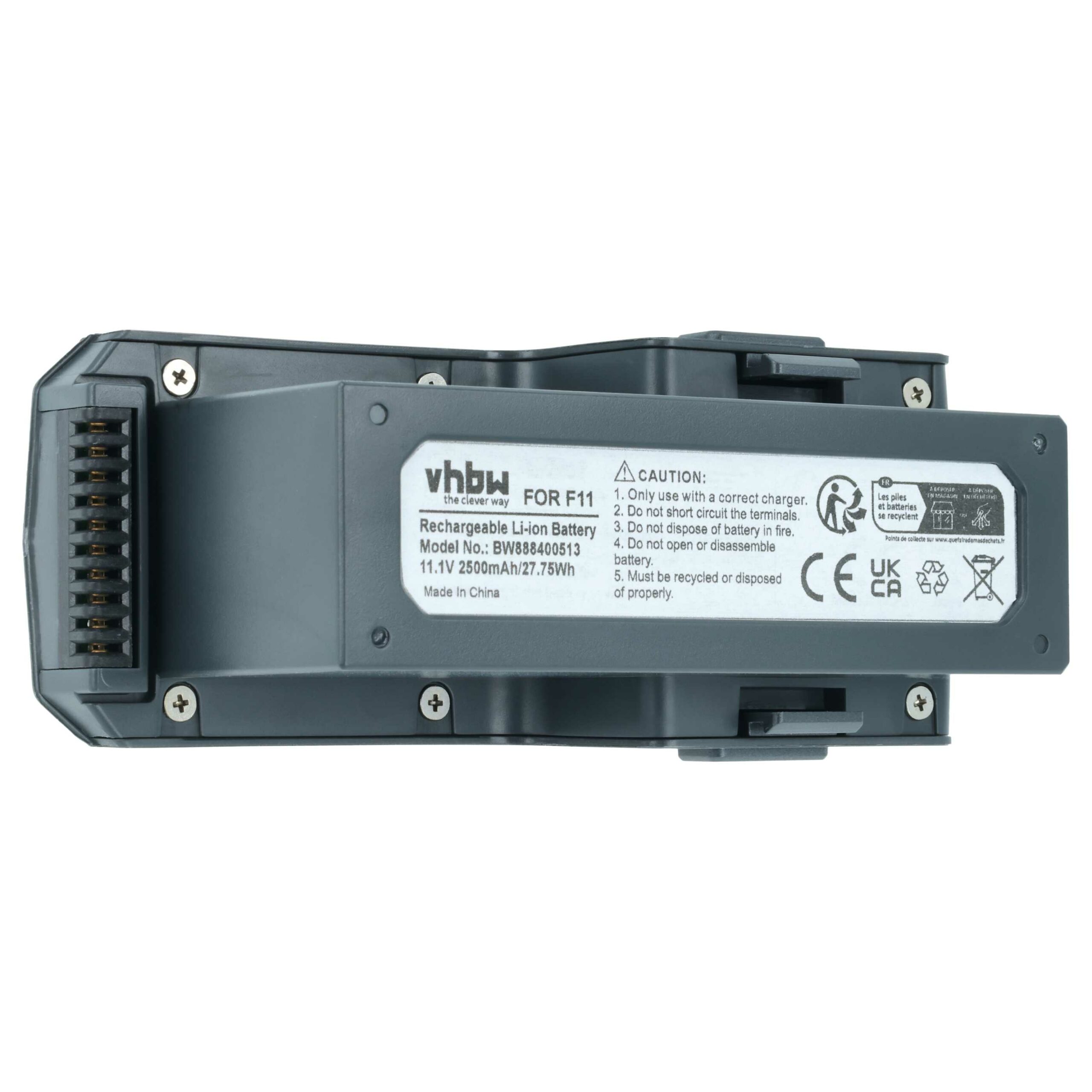 Bateria vhbw para SJRC F11 GPS - 2500 mAh 11.1 V Li-polímero
