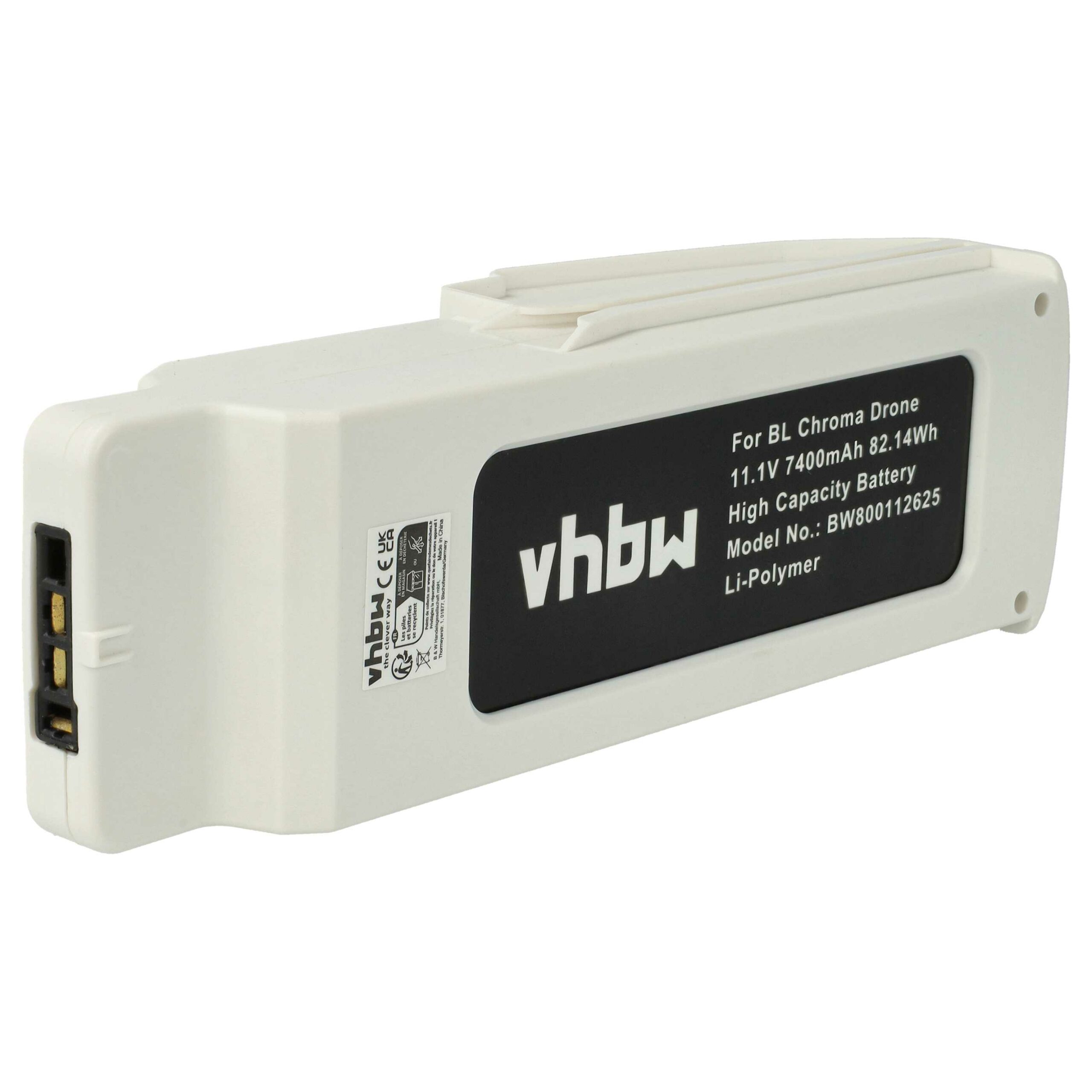 Bateria vhbw para Drone Blade Chroma - 7400 mAh 11.1 V Li-polymer