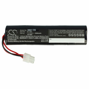 Bateria para Equipamento Médico vhbw - Compatível 00185-2, 001852, B11387 - 3000 mAh 12 V Li-MnO2