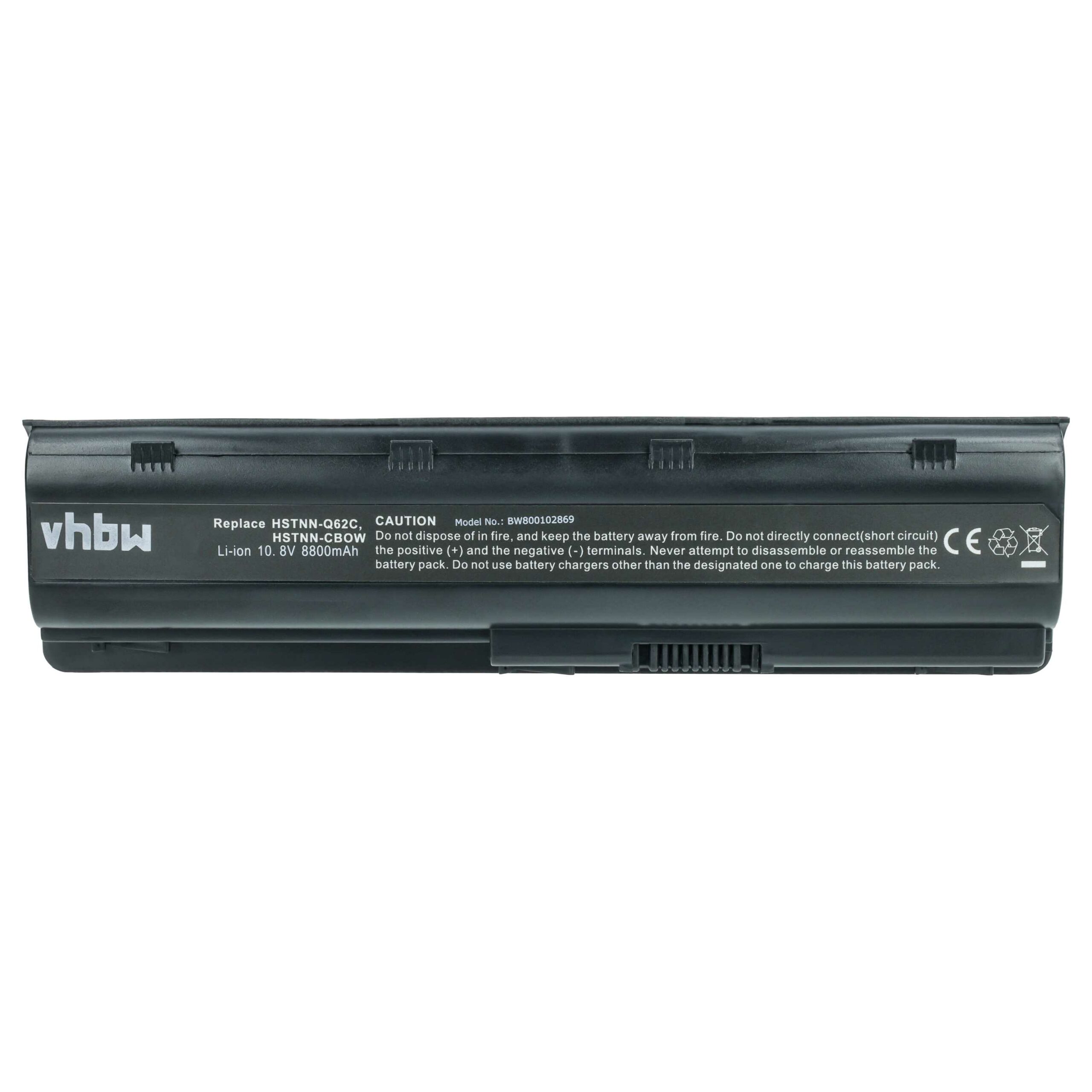 Bateria vhbw para HP Compaq - 8800 mAh 10.8 V Li-Ion (593553-001, 586007-541, 586006-361, 586006-321) - Image 3