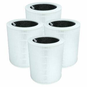 4x Filtro HEPA Substituição Levoit Core 600S RF para Humidificador de Ar Levoit