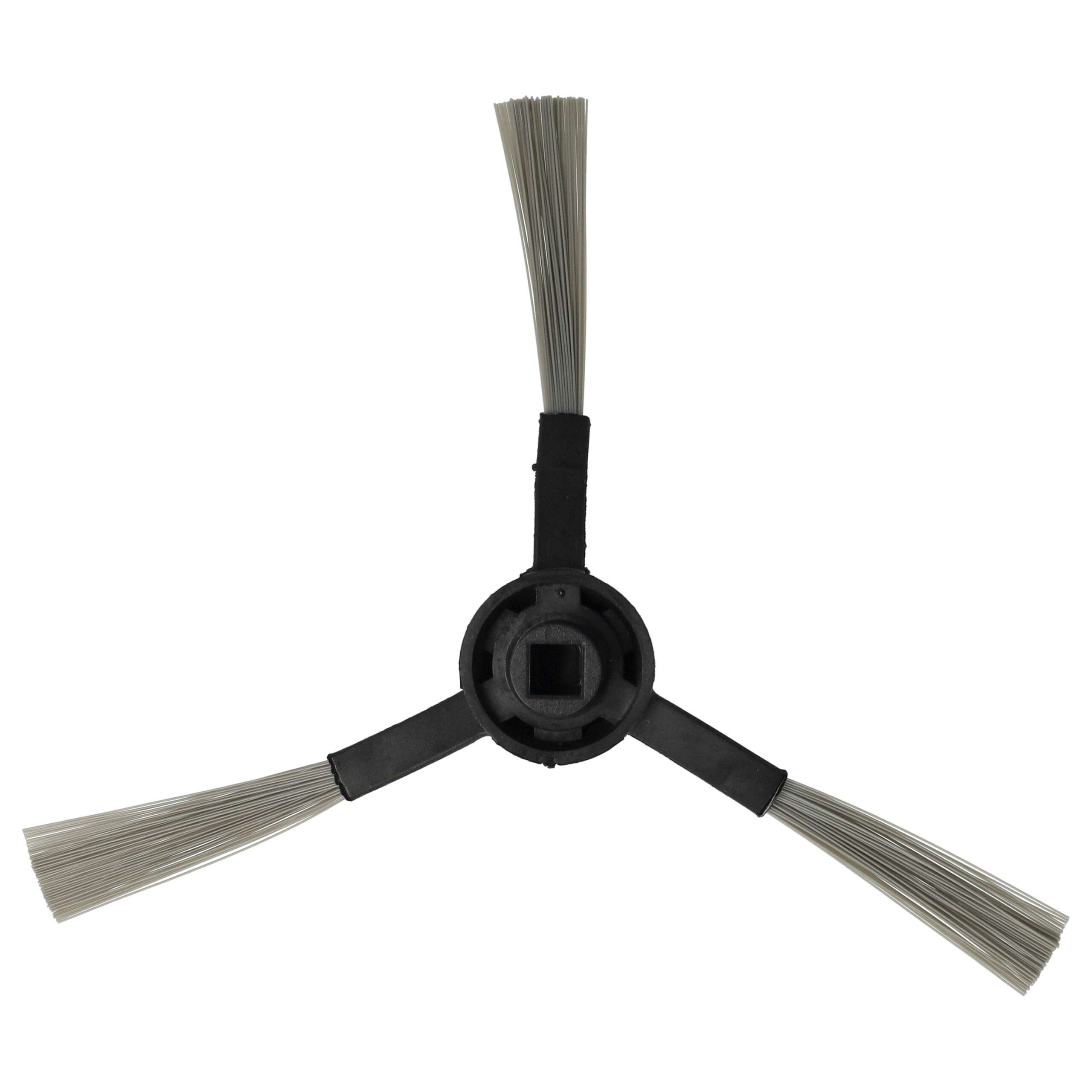 Escova Lateral para Aspirador Robô Proscenic, Cecotec, Xiaomi 3490/4090 - 3 Braços, Preta - Image 2