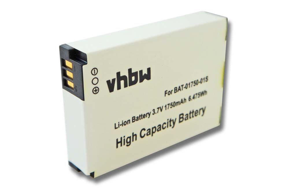 Bateria para Telemóvel vhbw compatível com Socket Mobile XP3.20-0001100, BAT-01750-01 S, XP-0001100 - 1750 mAh 3.7 V Li-Ion