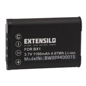 Bateria EXTENSILO NP-BX1 para Sony - 1100mAh, 3.7V, Li-Ion