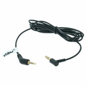 Cabo de Áudio para Auriculares Bose QuietComfort, 120 cm, vhbw