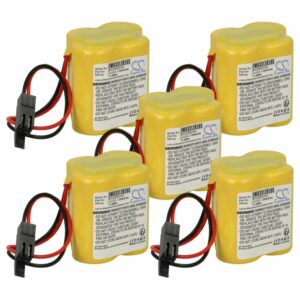 Bateria RAID Controller vhbw 5x 6V 2900mAh Li-MnO2 (A98L-0031-0025, BR-2/3AGCT4A, A06B-6114-K504)