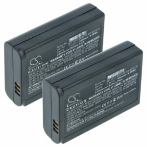 2x Bateria vhbw para Samsung AD43-00192A, BP1310, BP-1310, ED-BP1310 - 1000mAh, 7.2V, Li-Ion