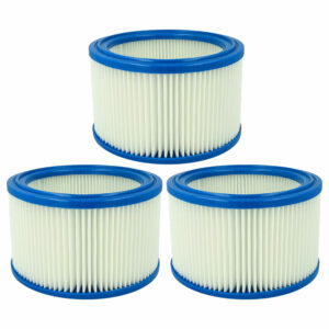 Pack de 3 Filtros Substitutos para Aspirador Alto Wap 29747 / Festool R640 / Makita W29747 - vhbw