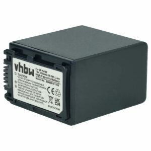 Bateria vhbw para Câmara Sony - Substitui NP-FV40, NP-FV50, NP-FV100, NP-FV60, NP-FV30 - 2200 mAh 7.2 V