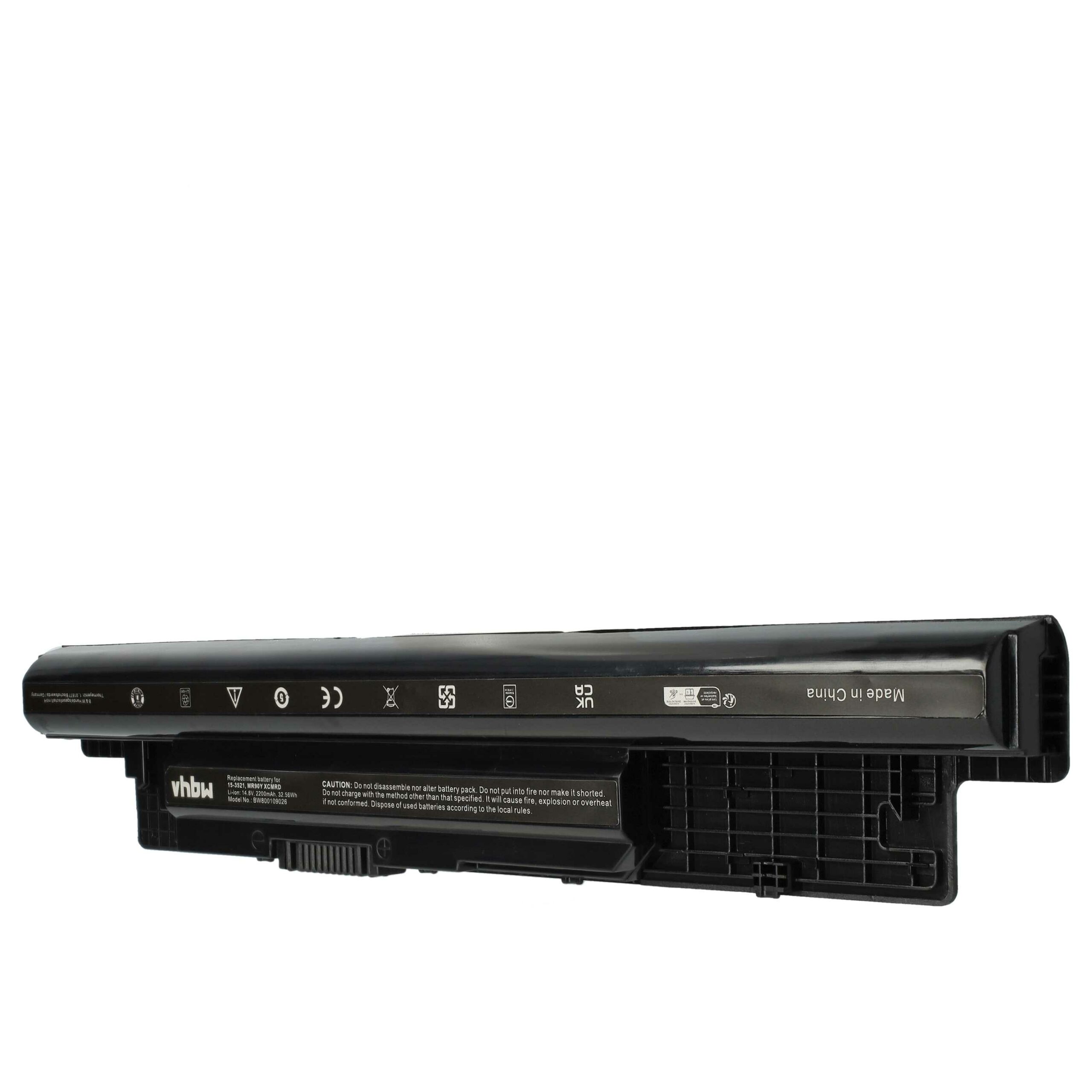 Bateria vhbw para Dell Notebook 312-1387, 24DRM, 0MF69 - 2200 mAh 14.8 V Li-Ion
