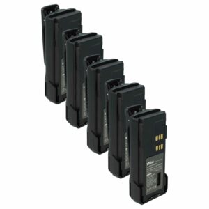 Pack 5x Baterias Motorola PMNN4416, PMNN4415, PMNN4415AR, PMNN441 - 3000 mAh 7.2V Li-Ion + Clip