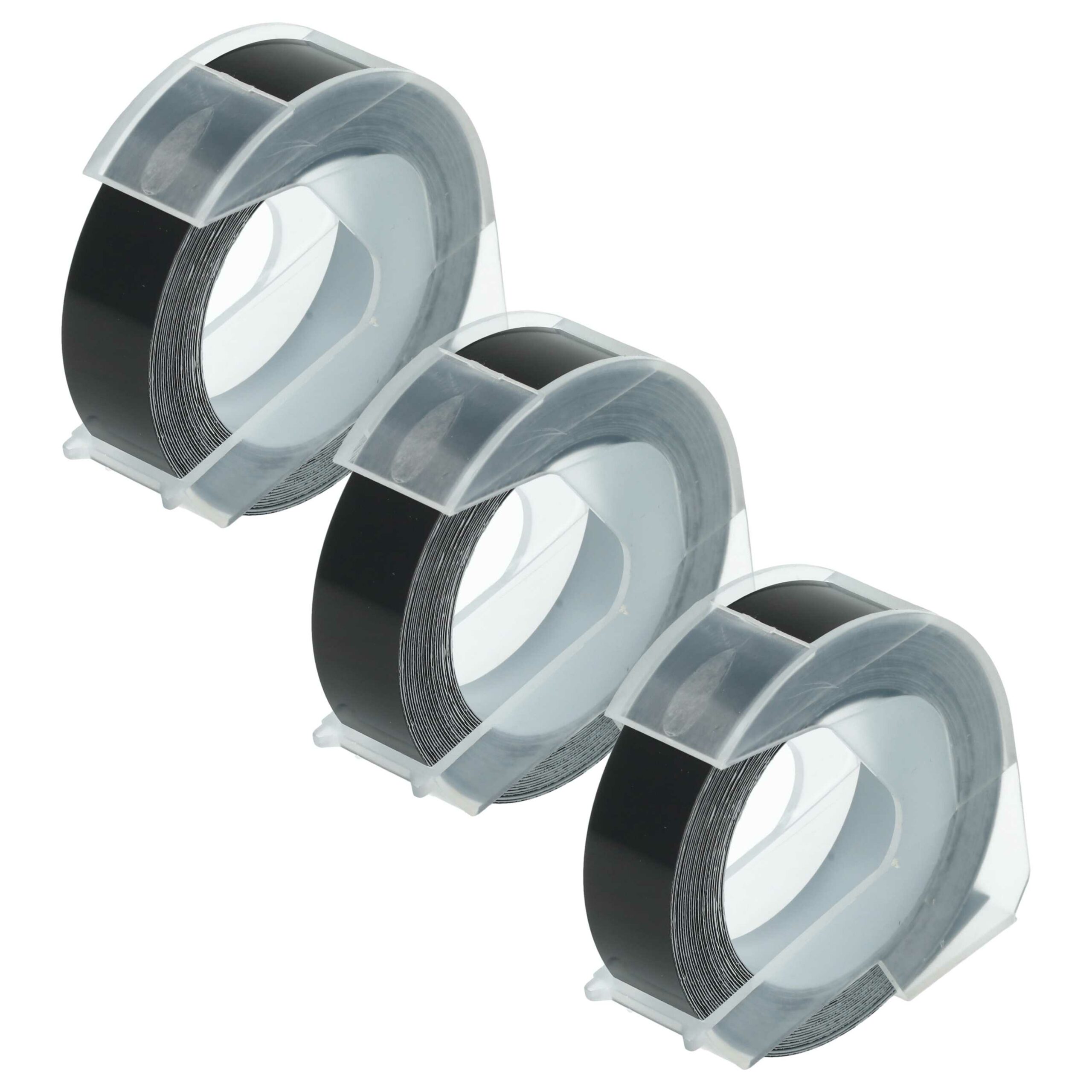 Fita de Etiquetas 3D vhbw 12 mm - 3 Unidades Compatível Dymo 0898132