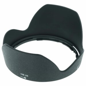 Capuz de Objetiva vhbw substitui Nikon HB-25, diâmetro 72 mm, plástico preto