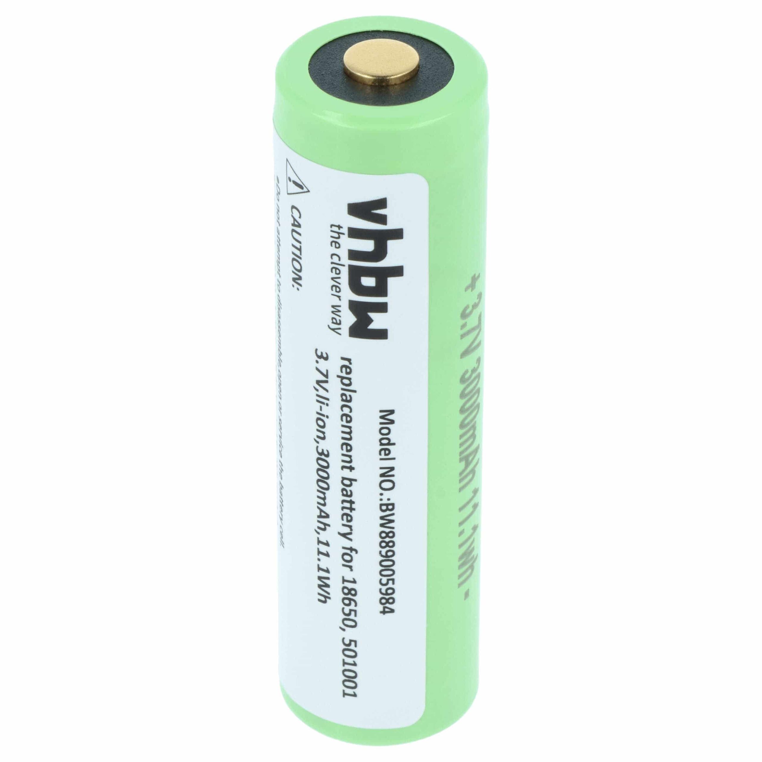 Bateria vhbw 3000 mAh 3.7 V Li-Ion para Lanterna Ledlenser 501001 - Image 3