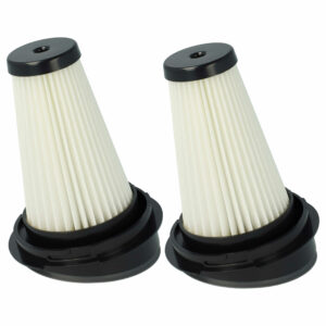 2x Filtro Substituição vhbw para Black & Decker SVF11, 1004708-73, Moulinex, Classe H11