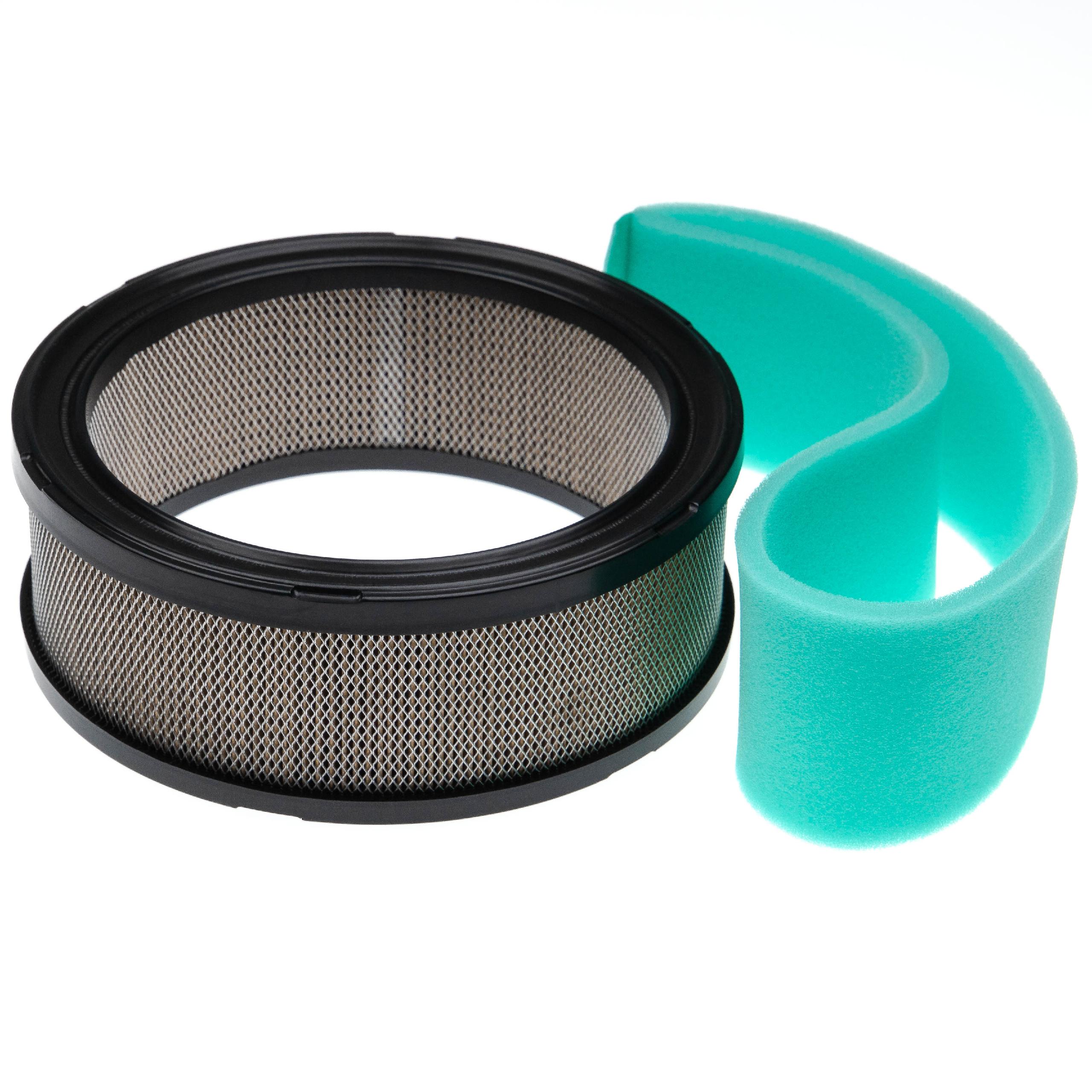 2x Filtro de Substituição para Ariens 21530800 - Conjunto de Filtros (1x filtro de ar, 1x pré-filtro)