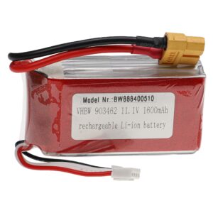 Bateria para Modelos de Radiocontrolo vhbw - 1600 mAh 11.1 V Li-polymer XT60