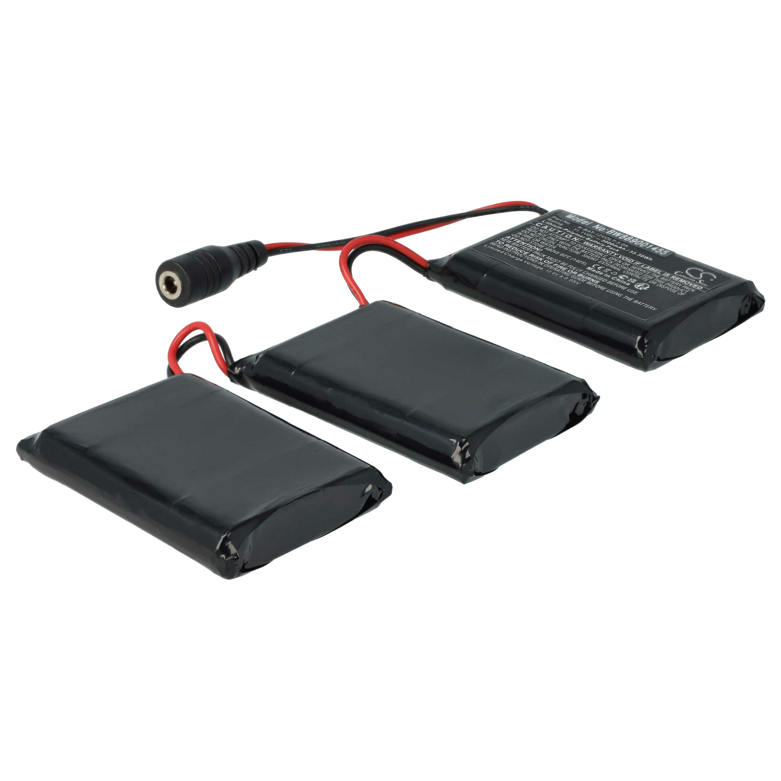 Bateria para Luvas Térmicas de Mota Macna - 3000 mAh 11.1V Li-polymer vhbw - Image 4
