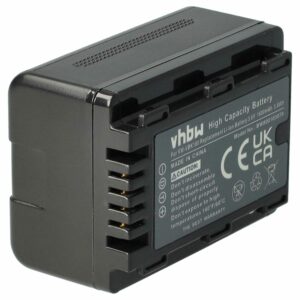 Bateria vhbw para Panasonic VW-VBK180 / VW-VBK360 - 1600 mAh 3.6V Li-Ion