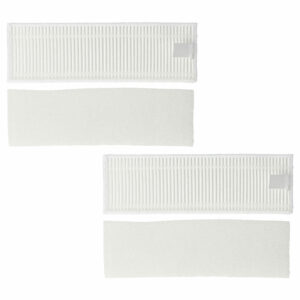 Jogo de 4 Filtros HEPA e de Espuma para Aspirador Robô Xiaomi Mijia G1
