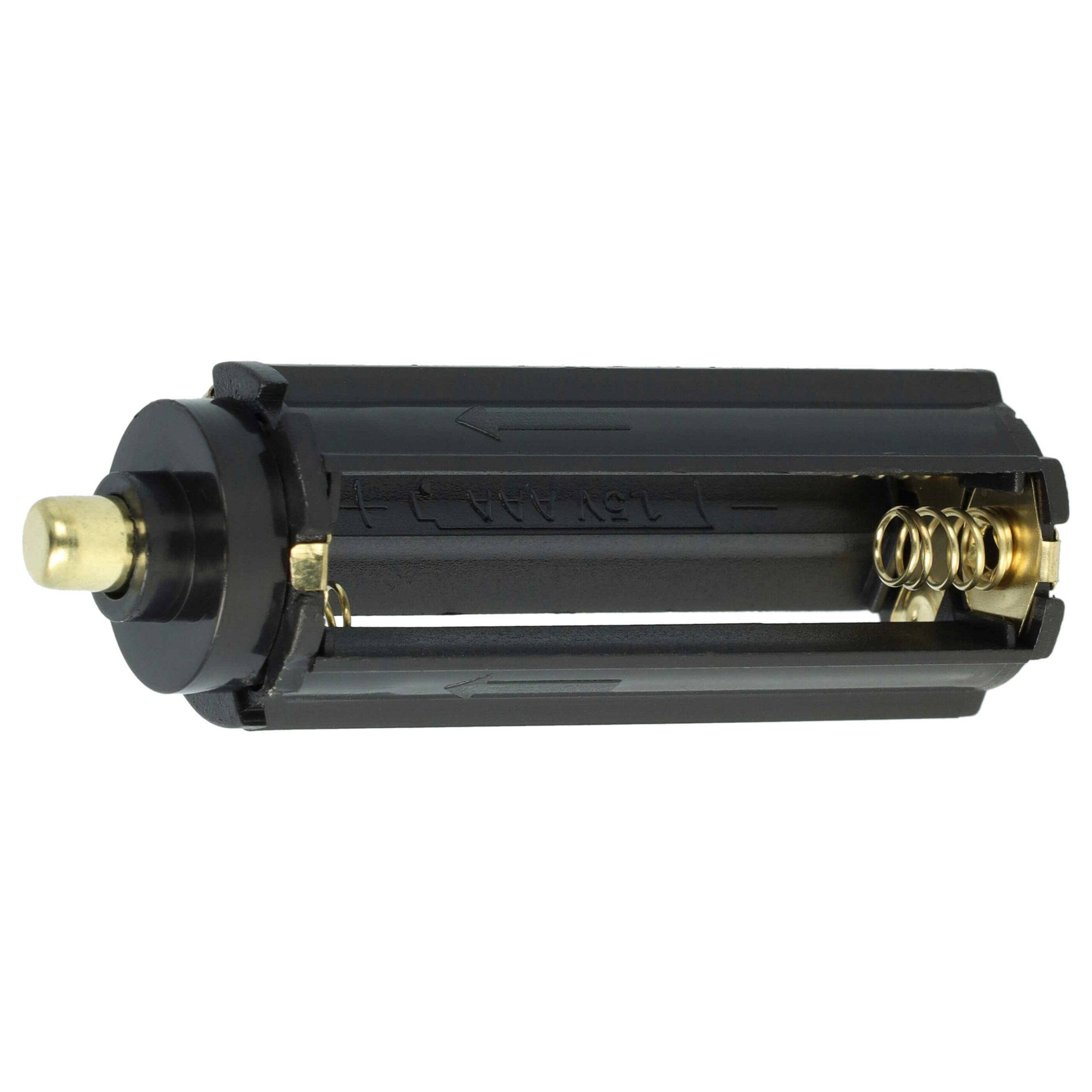 Adaptador de Baterias Micro/AAA para Célula 18650 - vhbw para Lanternas