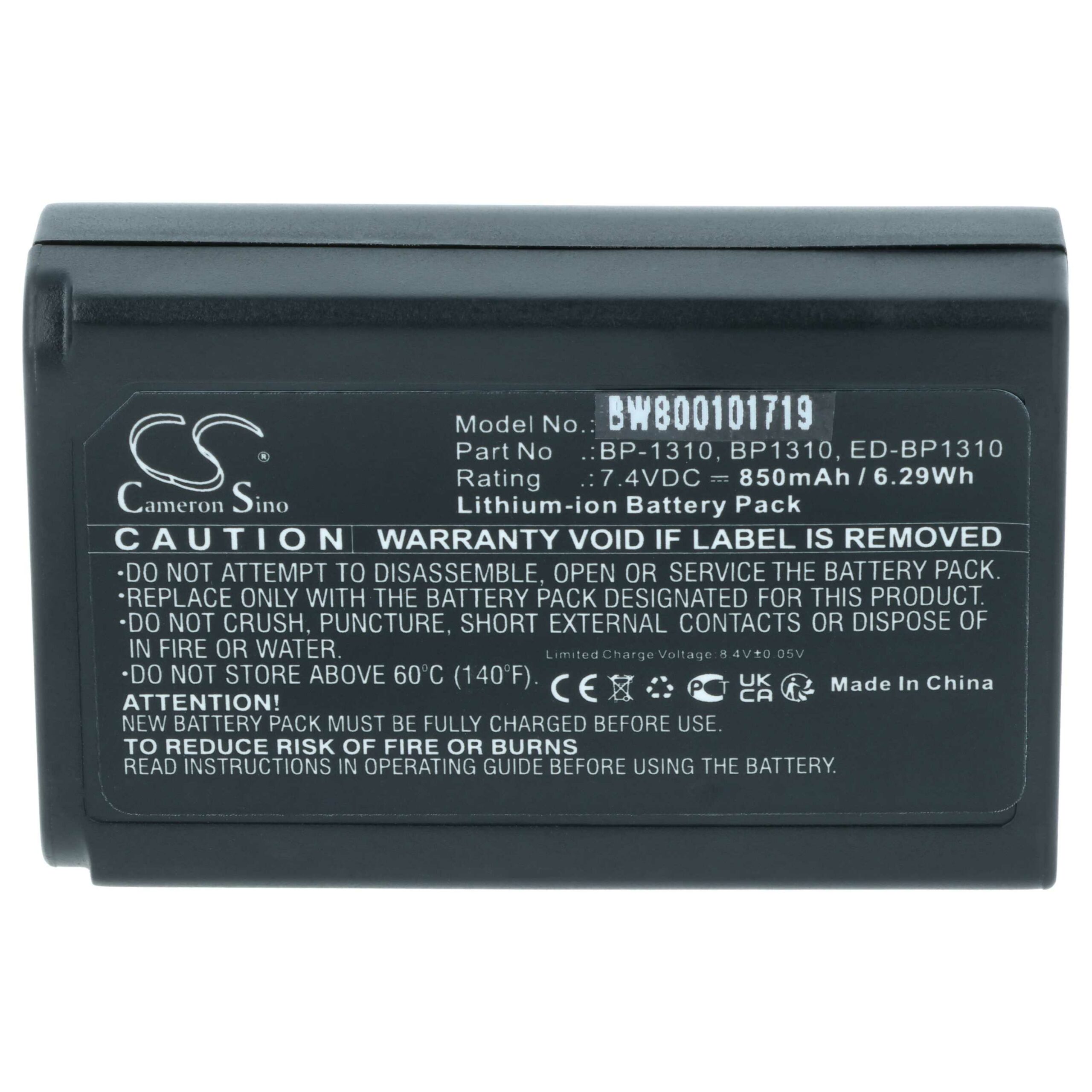 Bateria compatível Samsung AD43-00192A, BP1310, BP-1310, ED-BP1310 - 1000mAh, 7.2V, Li-Ion vhbw - Image 3