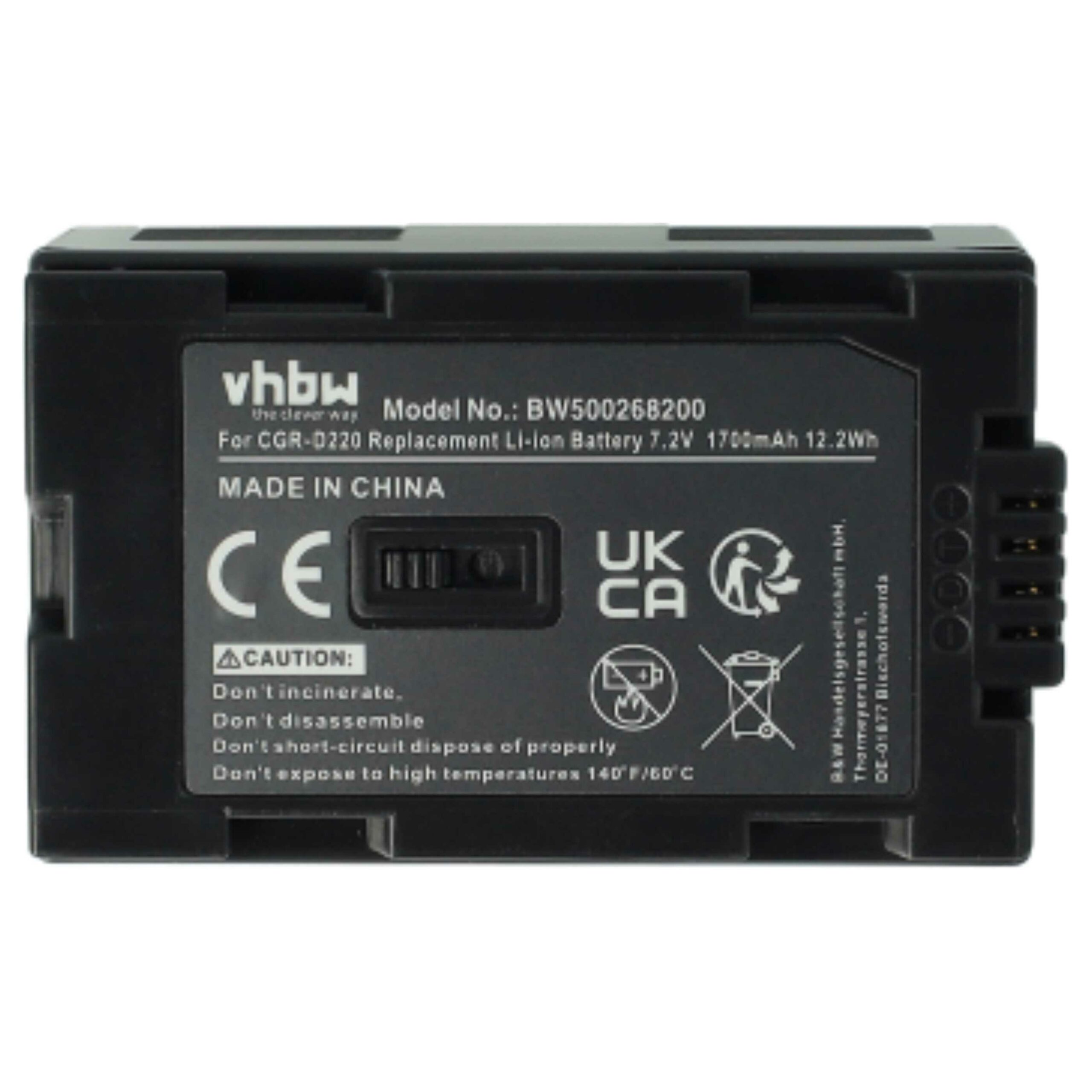 Bateria vhbw 2x para Hitachi DZ-BP16, DZ-BP28 - 1700 mAh 7.2 V Li-Ion - Image 3