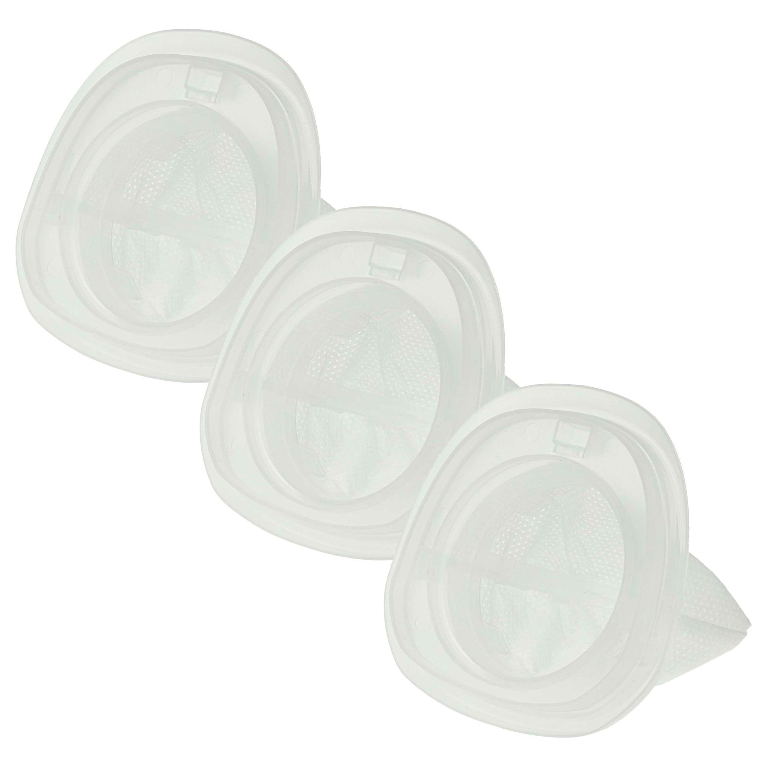 3 Filtros de Substituição vhbw para Aspirador Black & Decker HNVCF10
