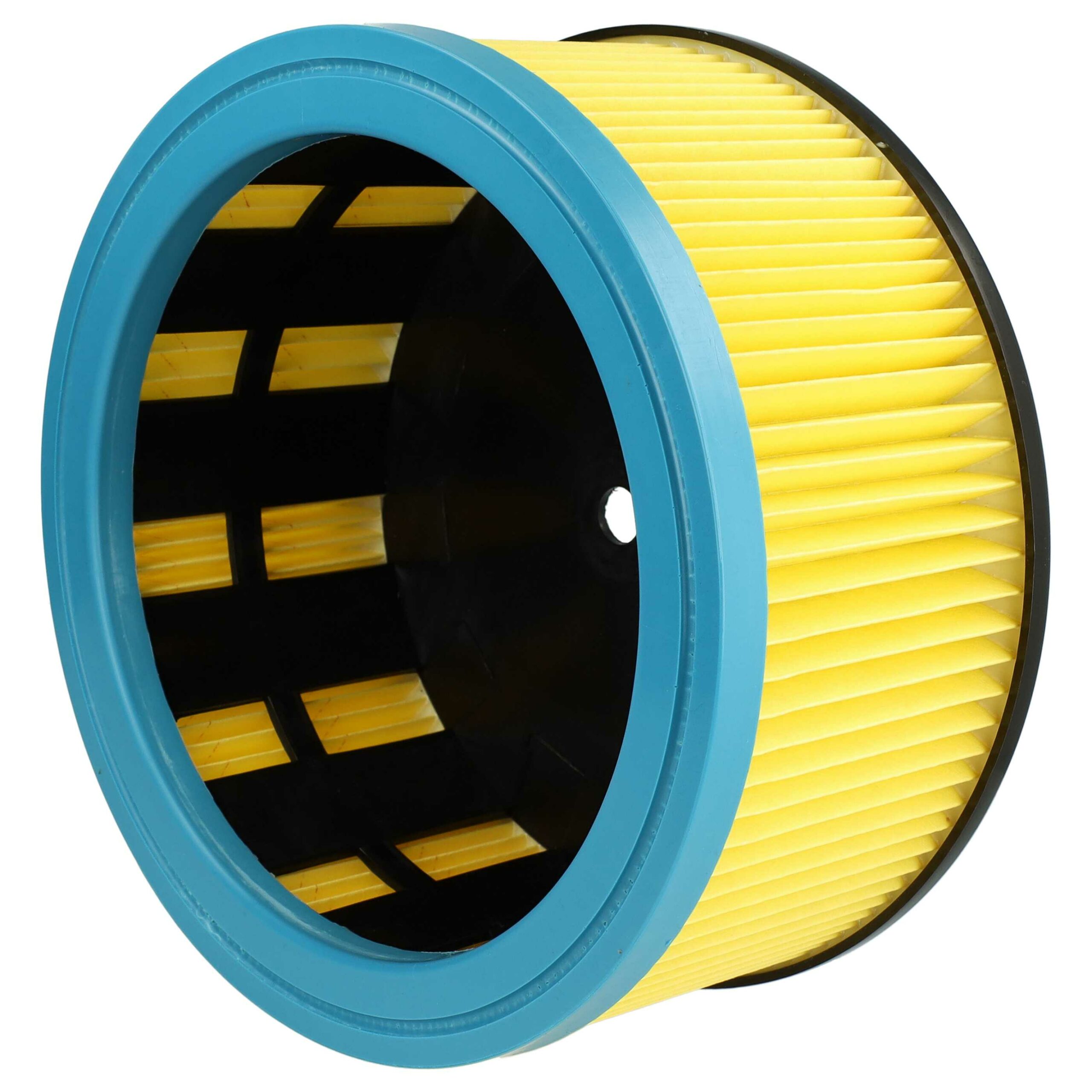 8x Filtro de Cartucho Substituto Metabo 631753000 para Aspirador Hitachi, Preto/Azul/Amarelo - Image 3