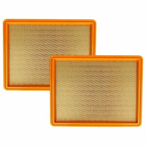2x Filtro plissado plano vhbw substitui Kärcher 5.731-020.0 para Aspirador Würth