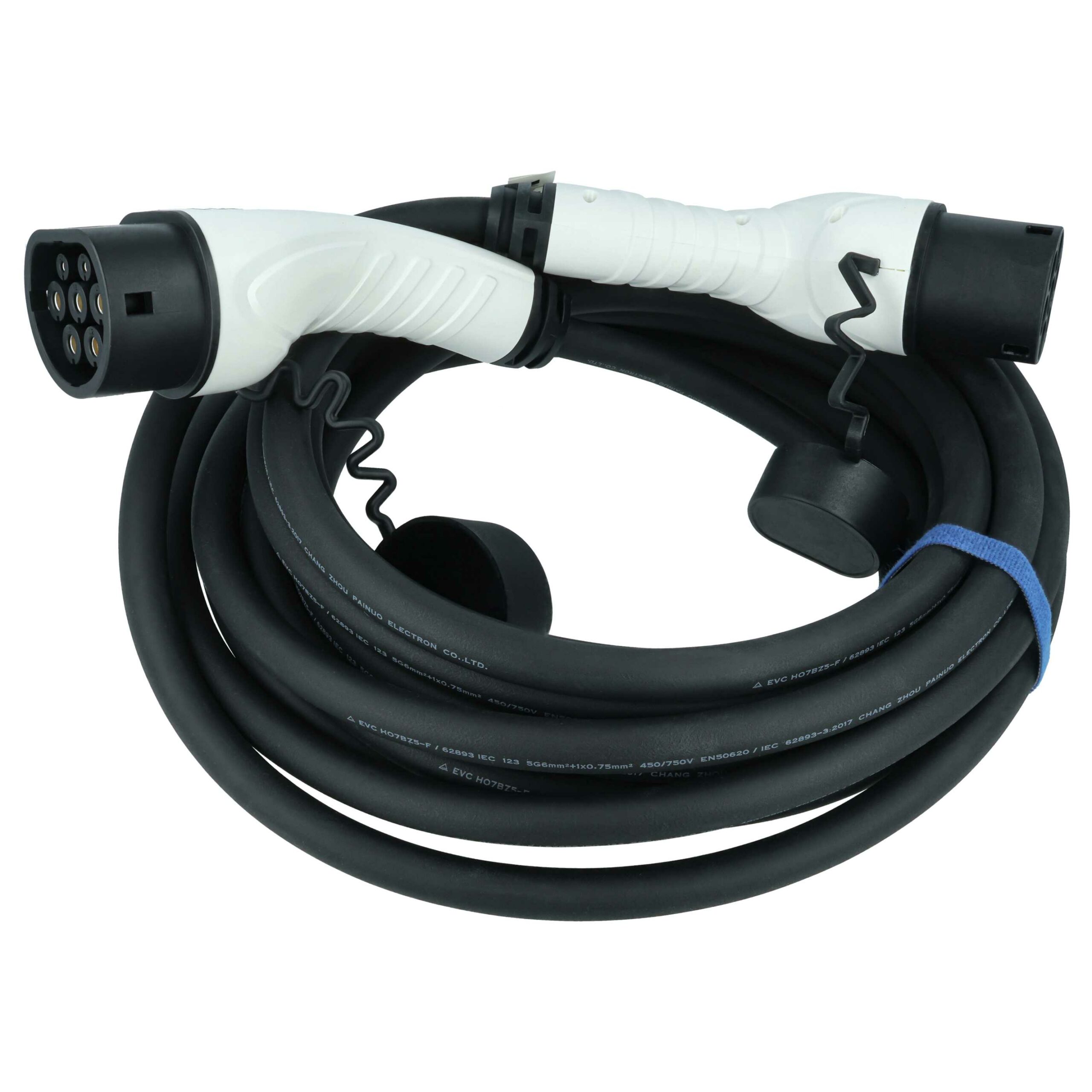 Cabo de Carregamento para Renault Zoe e Veículos Elétricos - Type 2 para Type 2, 3-fases, 32 A, 22 kW, 10 m