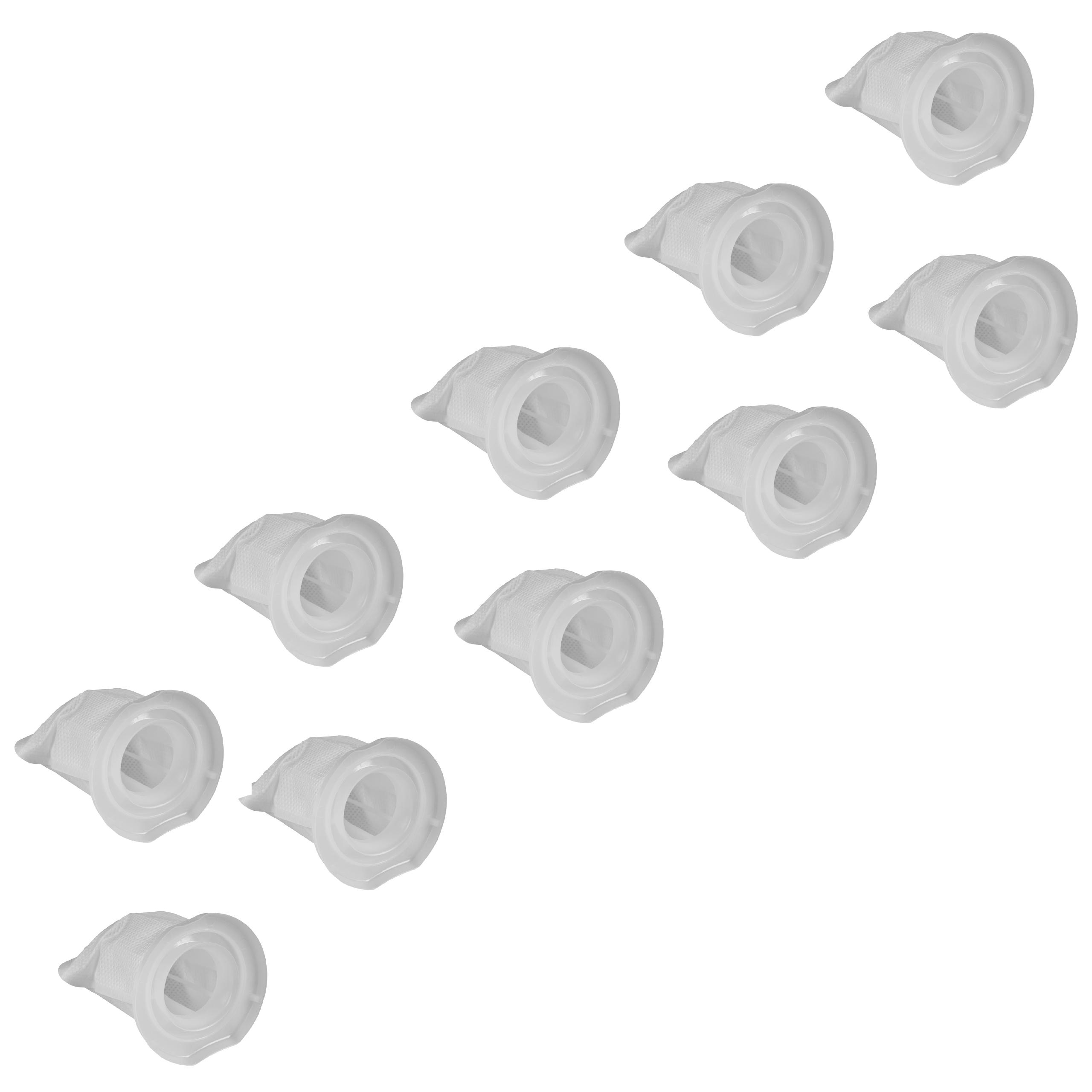 Pack 10x Filtros de Pó para Aspirador Vorwerk Kobold VC100
