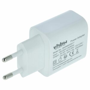 Adaptador de Alimentação Universal vhbw para Huawei, Toshiba, Google, Lenovo e outros - 5/9/12/15/20V