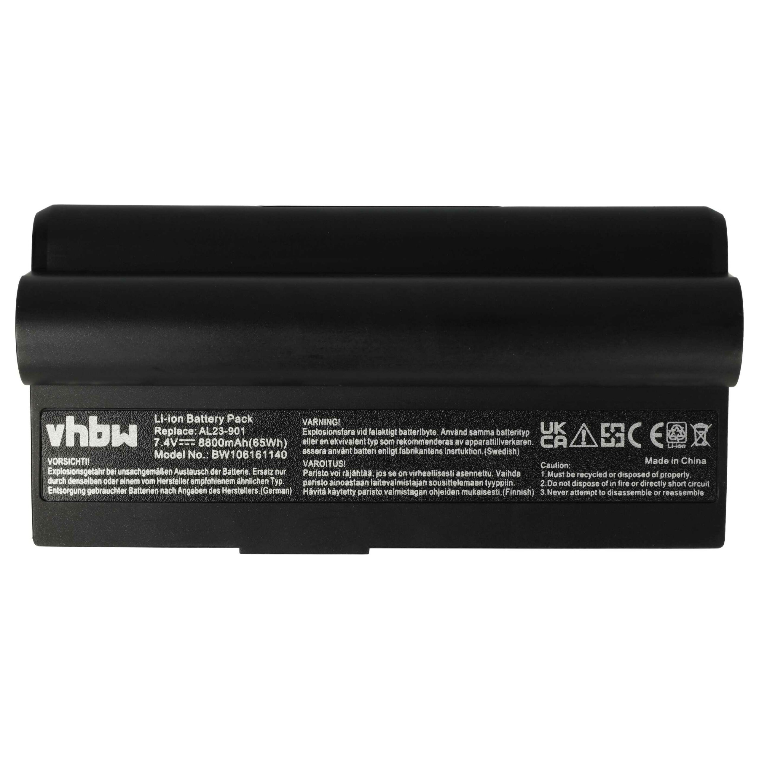Bateria vhbw para Asus AL23-901, AL22-901, AP22-1000, AL24-1000 - 8800 mAh 7.4 V Li-Ion - Image 3