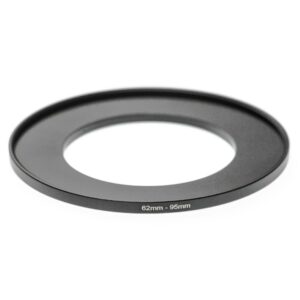 Adaptador de Aumento 62 mm para 95 mm para Objetivas de Câmara Fotográfica