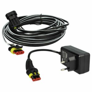 Adaptador e Cabo de Alimentação vhbw para Cortadores de Relva Robóticos Gardena, Husqvarna, McCulloch - 10m