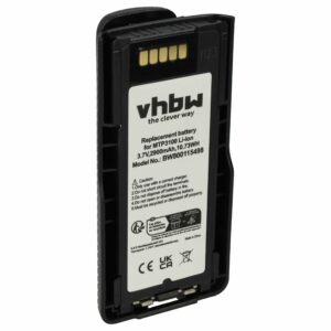 Bateria vhbw para Rádio Motorola NNTN8020B, NNTN8020AC, NNTN8023, NNTN8020A, NNTN8020 - 2900 mAh 3.7 V Li-Ion