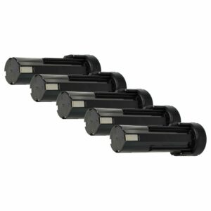 5x Bateria vhbw para Panasonic 6538, 6545, 6540, 6539 - 3300 mAh, 2.4 V, NiMH