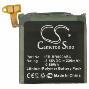 Bateria vhbw para Samsung Smartwatch GH43-04922A, EB-BR500ABU - 230 mAh 3.85 V Li-polímero + Ferramentas