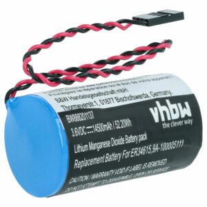 Bateria vhbw Cameron Nuflo 9A-100005111 - 14500 mAh 3.6 V Li-MnO2